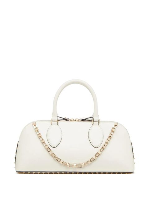 Valentino Garavani Rockstud leather handbag - White - zdjęcie produktu nr 1
