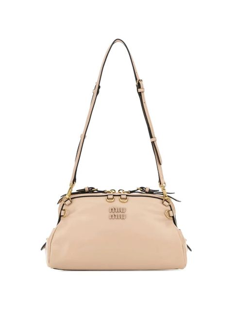 Miu Miu Caprice zip leather tote bag - Neutrals - zdjęcie produktu nr 1
