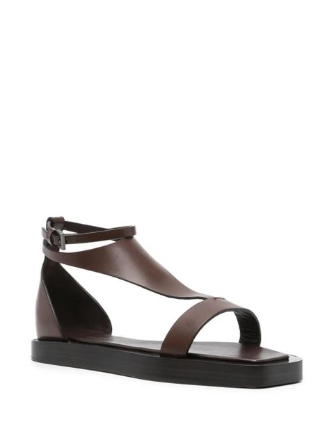 Max Mara leather sandals - Brown