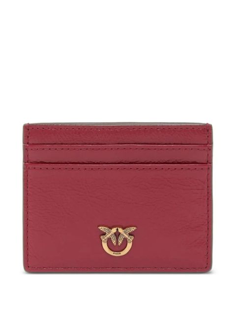 PINKO logo-applique cardholder - Red - zdjęcie produktu nr 1