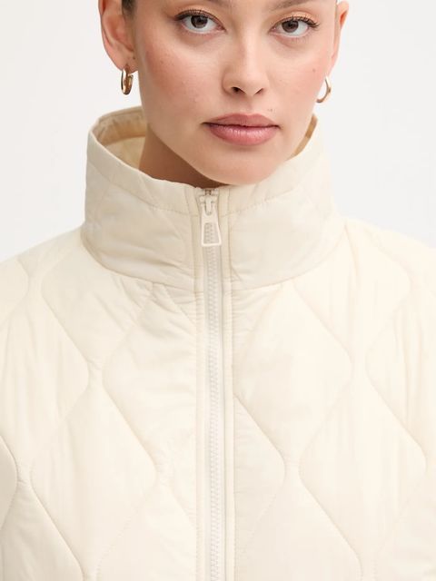 United Colors of Benetton kurtka kolor beżowy przejściowa oversize 2YRYDN080