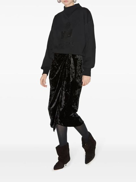 MARANT ÉTOILE Alyssa midi skirt - Black