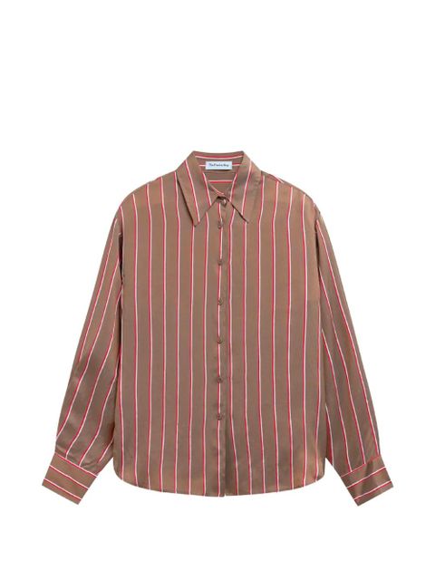The Frankie Shop striped buttoned shirt - Brown - zdjęcie produktu nr 1