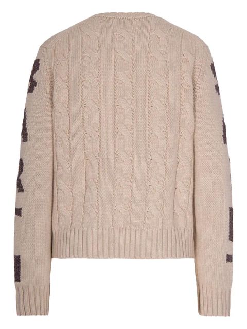 MC2 Saint Barth cable-knit sweater - Neutrals - zdjęcie produktu nr 2