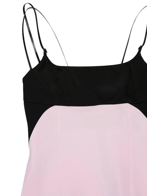 TOM FORD two-tone spaghetti-strap dress - Pink