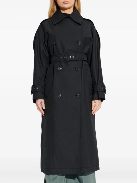 Sportmax belted double-breasted coat - Black