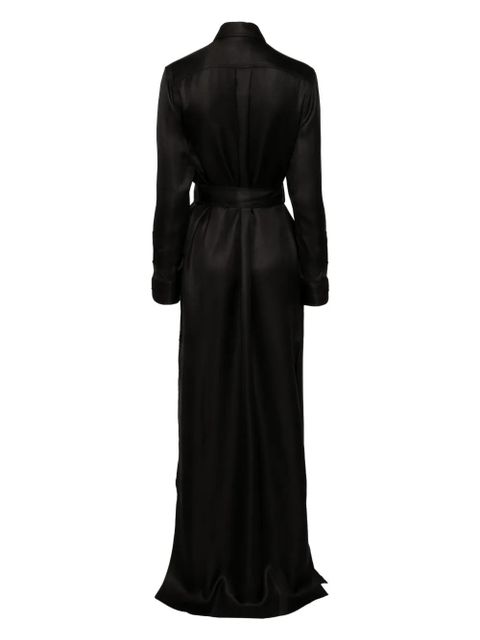 TOM FORD silk shirt dress - Black - zdjęcie produktu nr 2