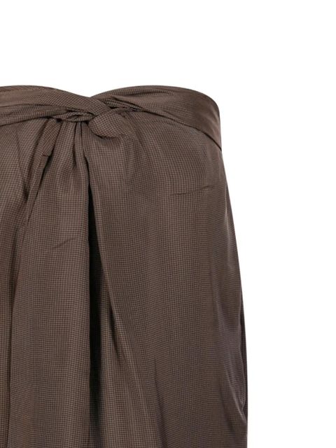 Róhe strapless top - Brown