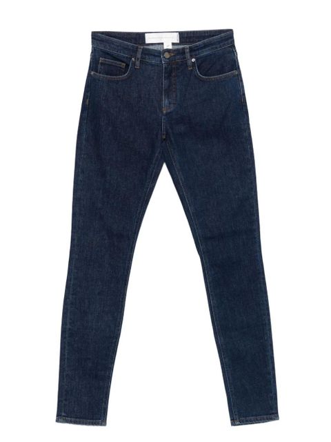 Victoria Beckham logo-patch jeans - Blue