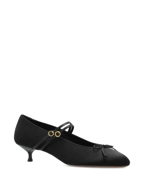NEOUS 45mm Pha strap bow-detail pumps - Black