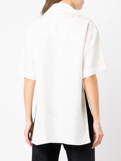 Alexander Wang jacquard pajama-style shirt - White