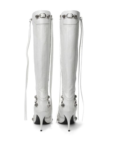 Balenciaga Cagole point-toe boots - White