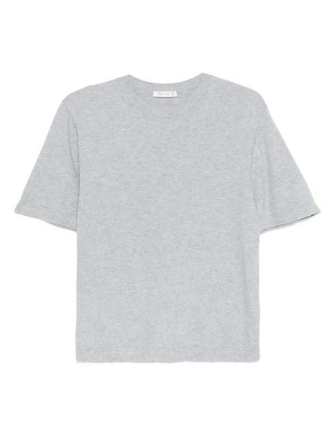 The Row raw-edge cotton top - Grey - zdjęcie produktu nr 1