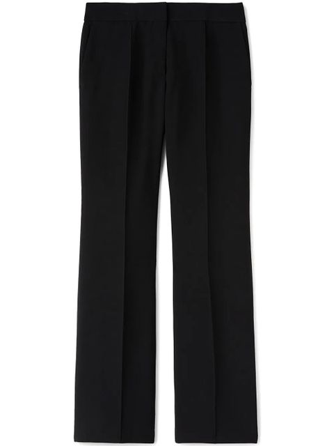 Jil Sander low-waist flared trousers - Black - zdjęcie produktu nr 1
