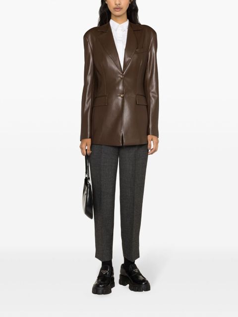 Prada virgin wool pressed-crease tailored trousers - Grey - zdjęcie produktu nr 2