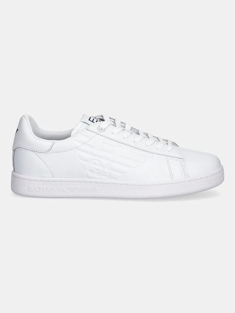 EA7 Emporio Armani sneakersy skórzane kolor biały AF10848.7X000331 - zdjęcie produktu nr 2