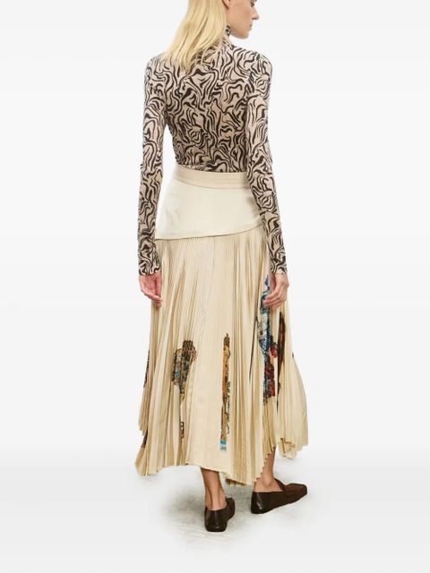 ALEMAIS Orazio pleated skirt - Neutrals - zdjęcie produktu nr 2