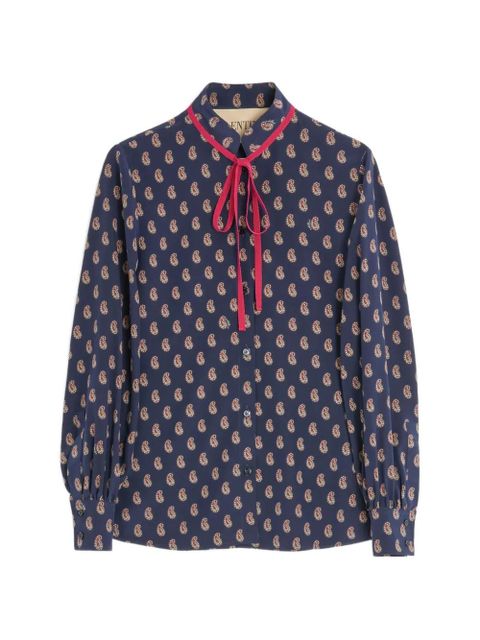 Valentino Garavani Voyage Imaginaire-print shirt - Blue - zdjęcie produktu nr 1
