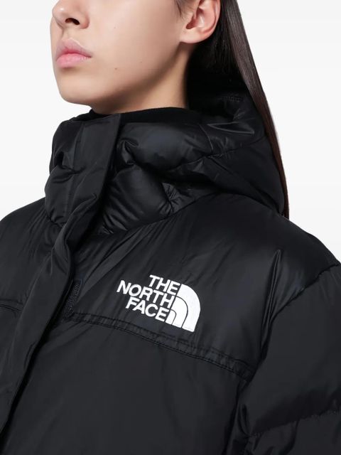 The North Face hooded puffer coat - Black