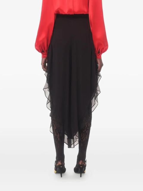 Valentino Garavani georgette balloon trousers - Black