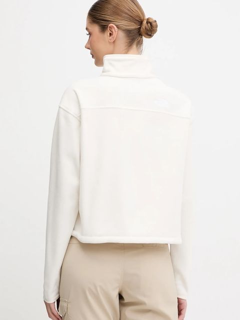 The North Face bluza polarowa damska kolor beżowy gładka NF0A8D2CQLI1