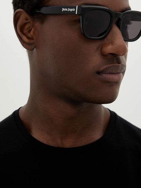 Palm Angels okulary przeciwsłoneczne kolor czarny PERI090_501007