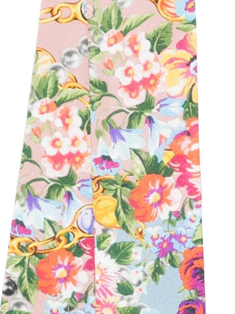 Dolce & Gabbana floral-print twilly scarf - Pink - zdjęcie produktu nr 2