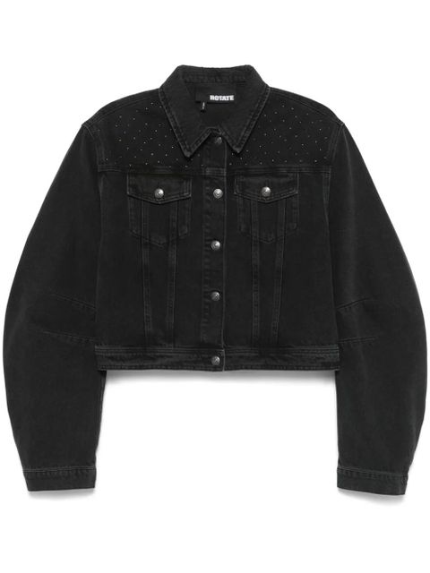 ROTATE BIRGER CHRISTENSEN denim jacket - Black - zdjęcie produktu nr 1