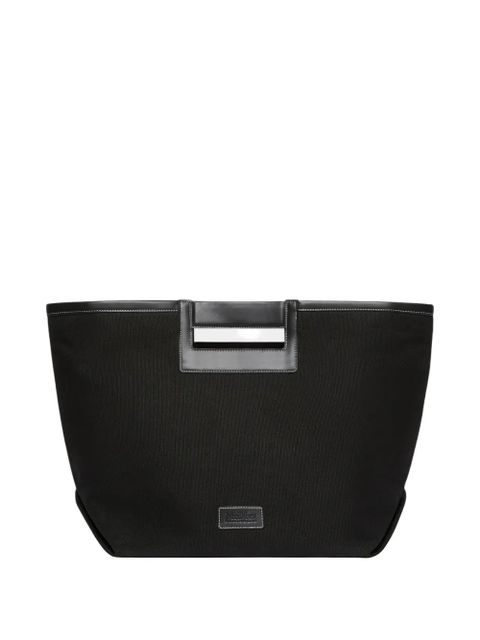 Max Mara logo-applique shoulder bag - Black - zdjęcie produktu nr 2
