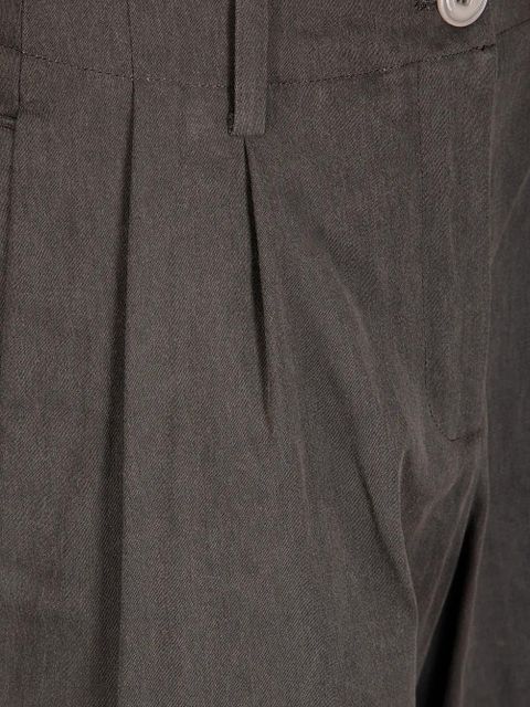 OUR LEGACY Arch pleated chino pants - Grey