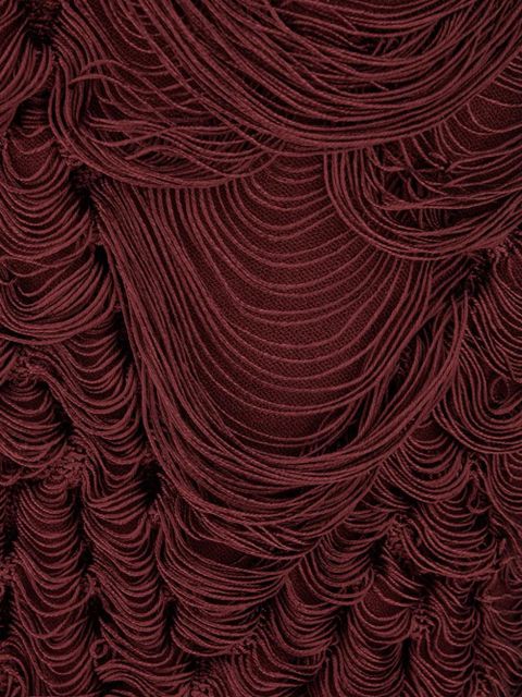 Ferragamo fringed midi skirt - Red - zdjęcie produktu nr 2