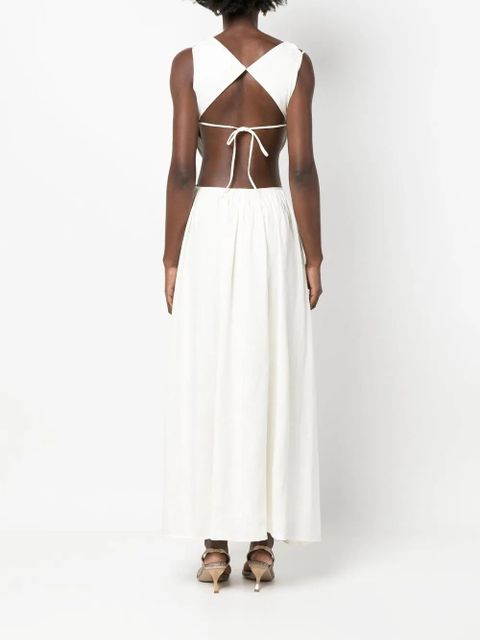 Cult Gaia open-back midi dress - White