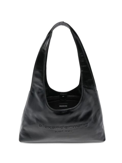 Alexander Wang small embossed shoulder bag - Black