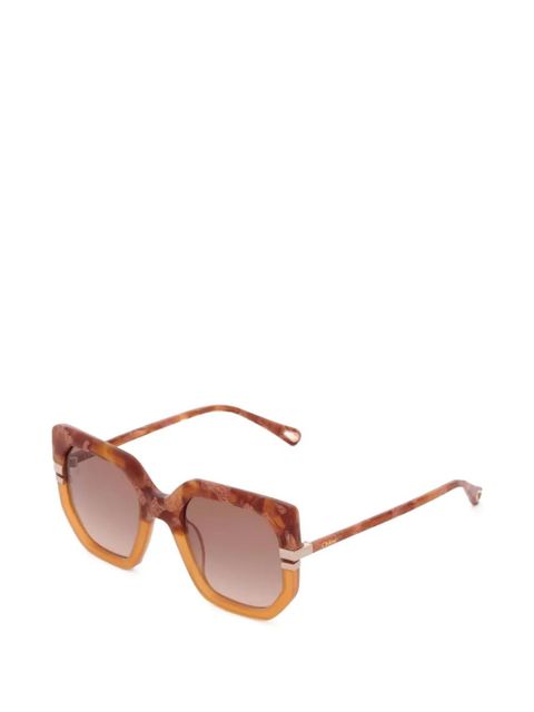 Chloé oversized-frame sunglasses - Brown - zdjęcie produktu nr 2