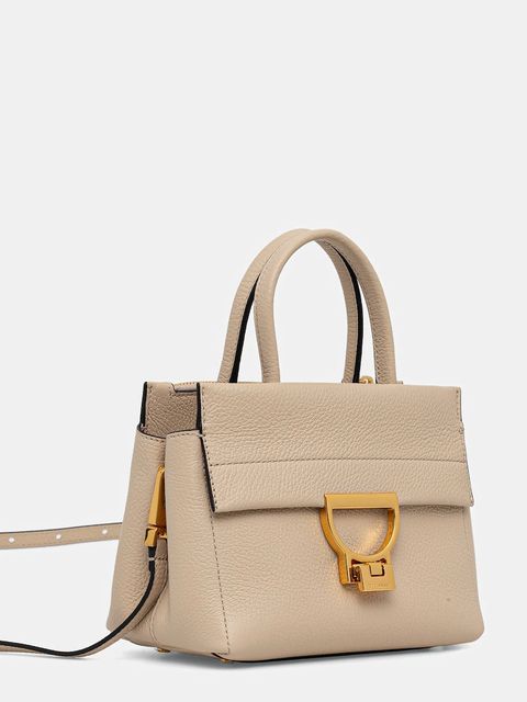 Coccinelle torebka skórzana ARLETTIS kolor beżowy E1 MD5 18 02 01