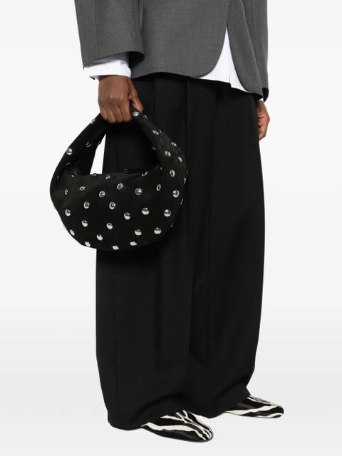 KHAITE medium Olivia Hobo studded tote bag - Black
