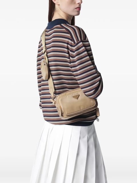 Prada triangle-logo cross-body bag - Neutrals - zdjęcie produktu nr 2