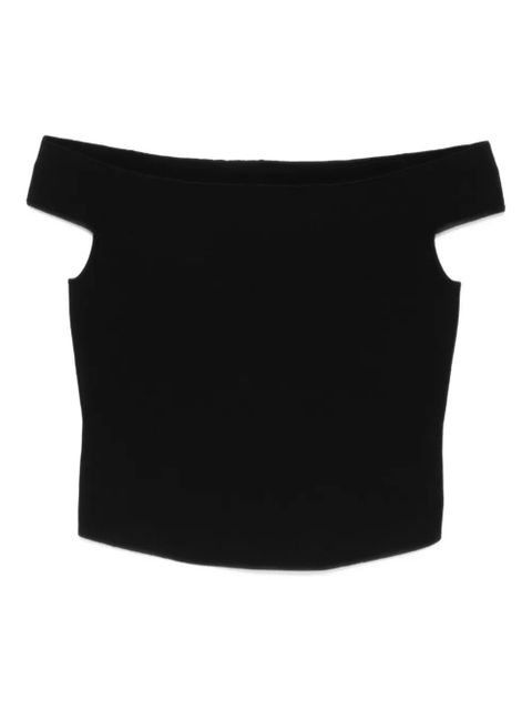 Simkhai dalton off shoulder top - Black - zdjęcie produktu nr 1