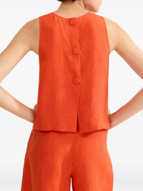 ERES sleeveless top - Orange