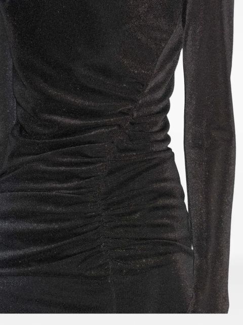 MARANT ÉTOILE Jenisa slit draped midi dress - Grey