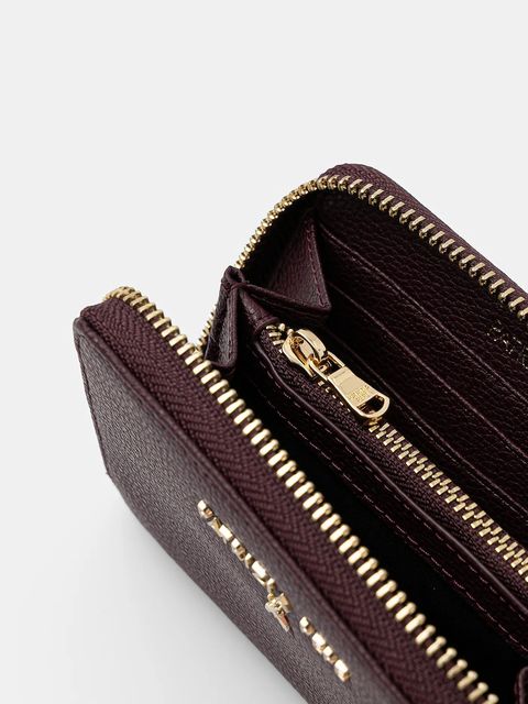 Patrizia Pepe portfel skórzany damski kolor fioletowy CQ8512 L001 - zdjęcie produktu nr 2