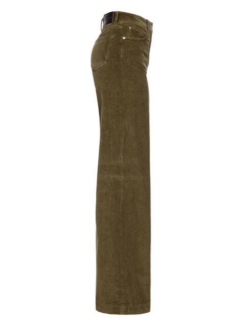 PINKO Wendy cotton-blend trousers - Green - zdjęcie produktu nr 2