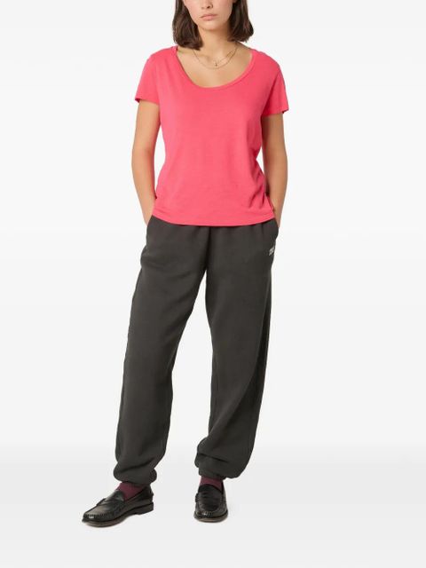 American Vintage short-sleeve U-neck T-shirt - Pink