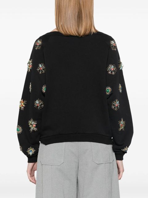 PUCCI embroidered sweatshirt - Black