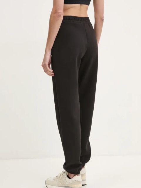 Guess spodnie dresowe MARGARET kolor czarny z aplikacją V5RB02 KCLD1