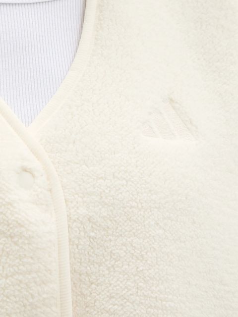 adidas bluza polarowa Future Icons damska kolor beżowy gładka KB5234