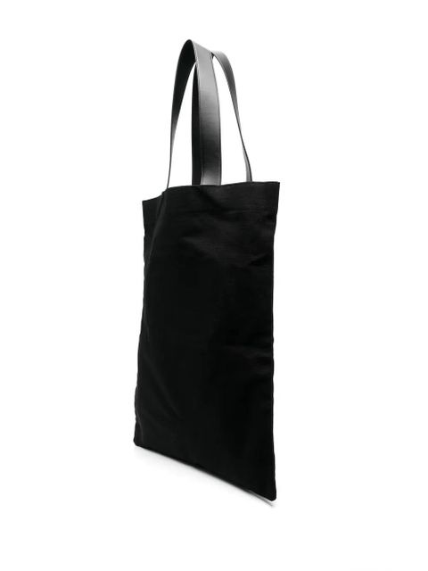 Jil Sander logo-print tote bag - Black