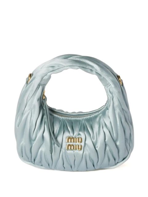 Miu Miu mini Wander tote bag - Blue - zdjęcie produktu nr 1