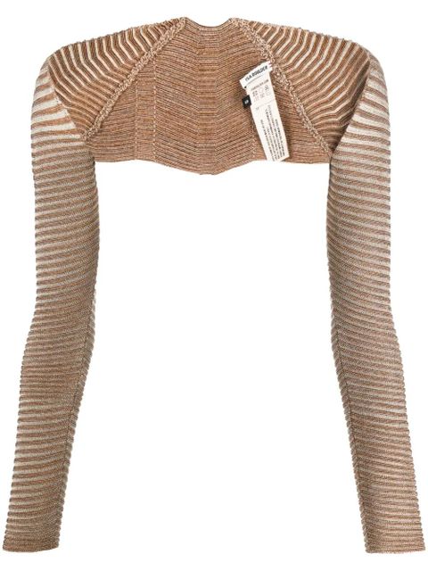Isa Boulder Pupa ribbed sleeves - Neutrals - zdjęcie produktu nr 1