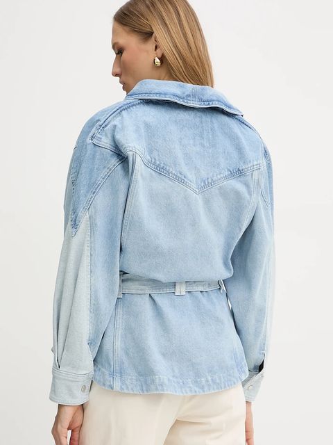 BOSS Orange kurtka jeansowa C_DNM JACKET PANELED przejściowa 50554678